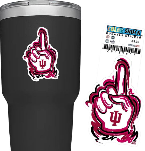 Indiana University Hoosiers Finger 3'' Sticker
