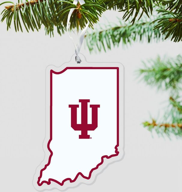 Indiana University Hoosiers 3 x 4 Ornament