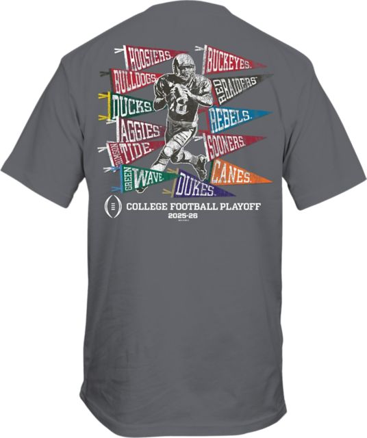 Indiana University Hoosiers Football 2025 College Football Playoffs 12 Team Short Sleeve T-Shirt