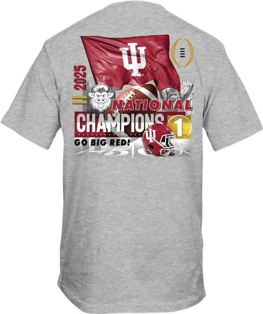 Indiana University Hoosiers Football 2025 National Champions Short Sleeve T-Shirt