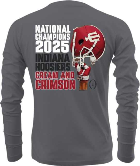 Indiana University Hoosiers Football 2025 National Champions Long Sleeve T-Shirt