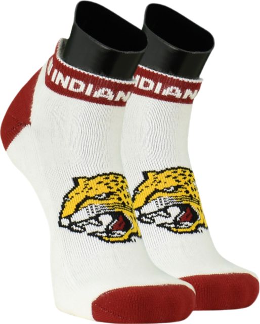 Indiana University Indianapolis Jaguars Low Cut Socks