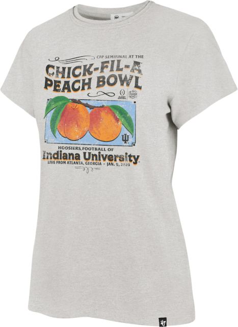 Indiana University Hoosiers Football 2026 Peach Bowl Bound Women's Short Sleeve T-Shirt