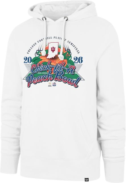 Indiana University Hoosiers Football 2026 Peach Bowl Bound Hooded Sweatshirt