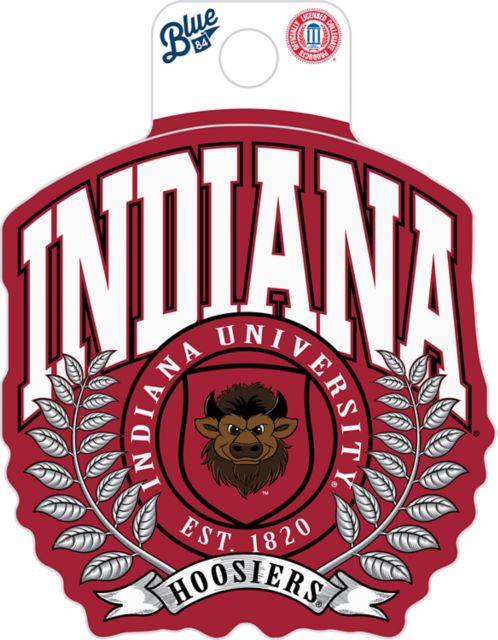 Indiana University Hoosiers Hoosier the Bison Full Size Sticker