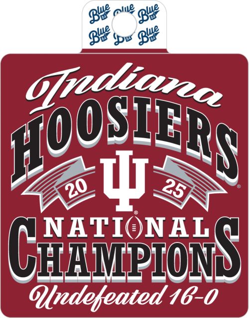 Indiana University Hoosiers Football 2025 Undefeated National Champions Sticker