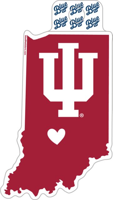 Indiana University Hoosiers Full Size Sticker