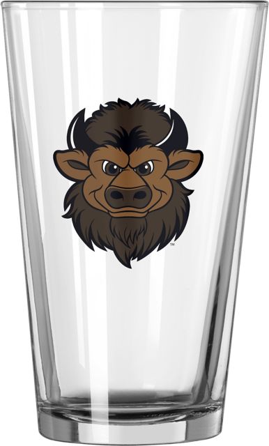Indiana University Hoosiers Hoosier the Bison 16 oz. Pint Glass