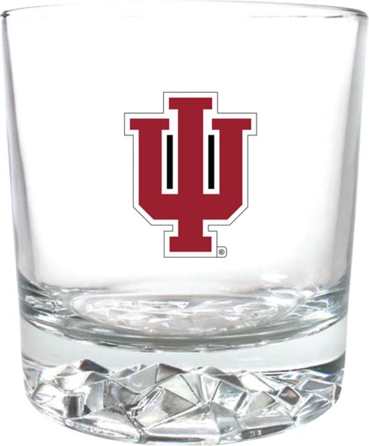 Indiana University Hoosiers Round Glass