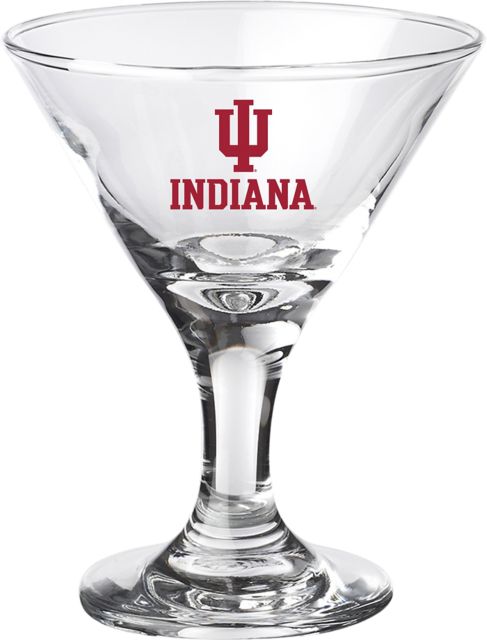 Indiana University Hoosiers 3 oz. Collectors Glass