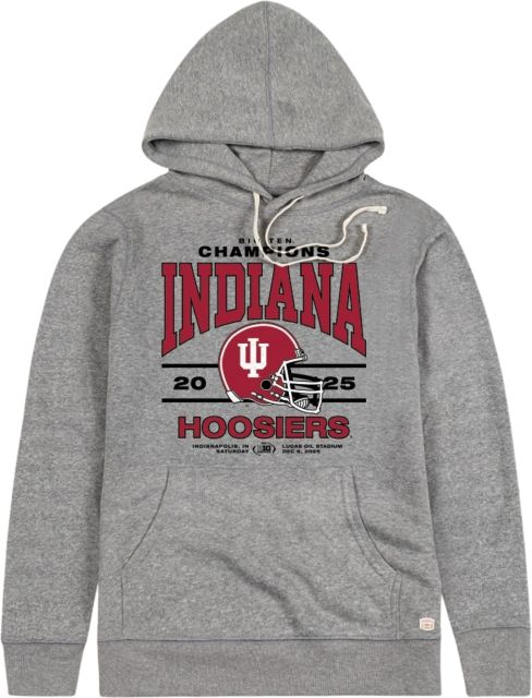 Indiana University Hoosiers Football 2025 Big 10 Champions Hooded Sweatshirt