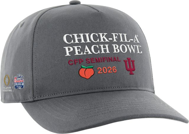 Indiana University Hoosiers Football 2026 Peach Bowl Bound Adjustable Cap