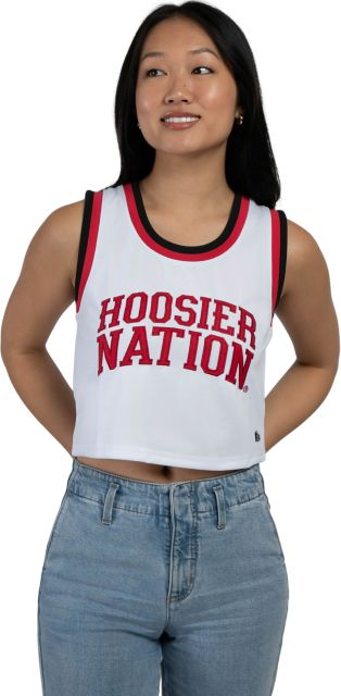 Indiana University Hoosiers Women's Cropped Basketball Jersey
