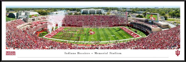 Indiana University Hoosiers Memorial Stadium Standard Football Panorama