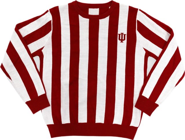 Indiana University Hoosiers Candy Stripe Sweater S-XL
