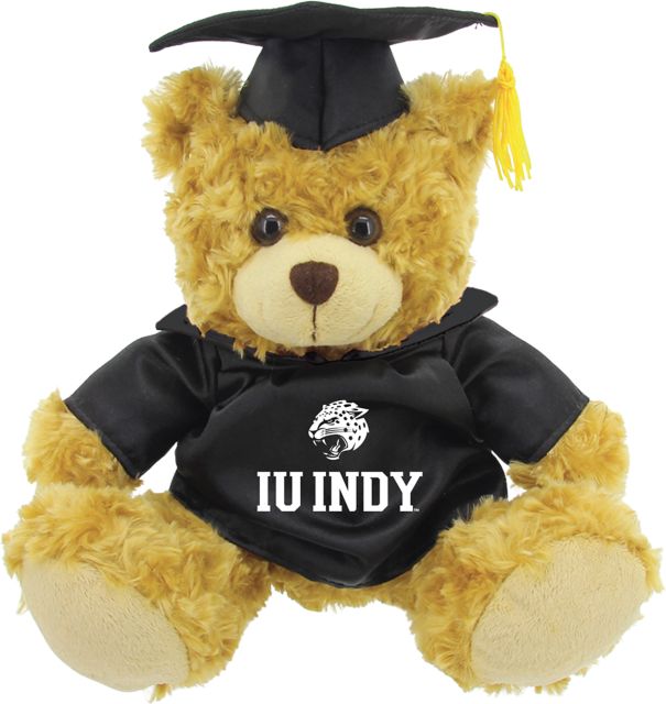 Indiana University Indianapolis Jaguars 12'' Graduation Bear