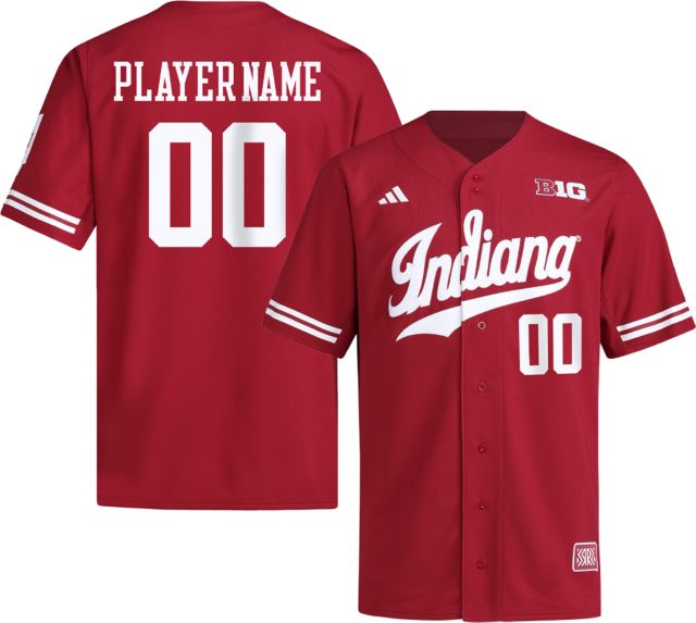 Indiana University Hoosiers Baseball adidas Player Name Replica Jersey