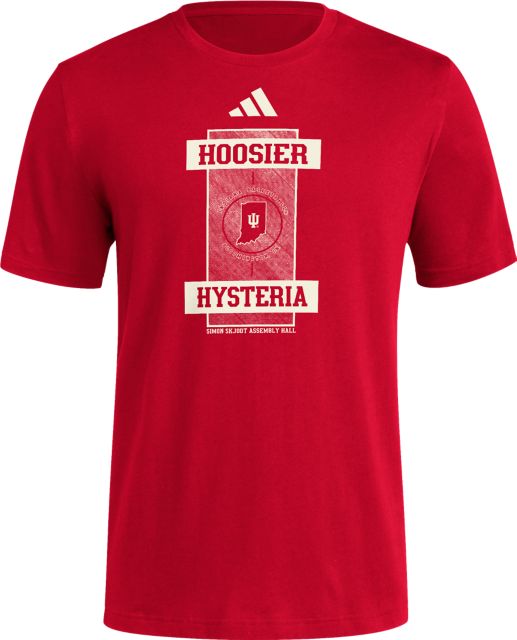 Indiana University Hoosiers Hysteria Basketball Short Sleeve T-Shirt