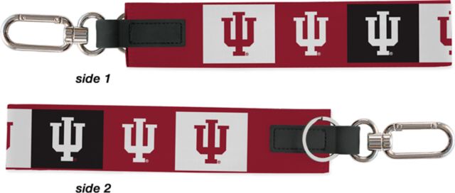 Indiana University Hoosiers Carabiner Strap Keychain