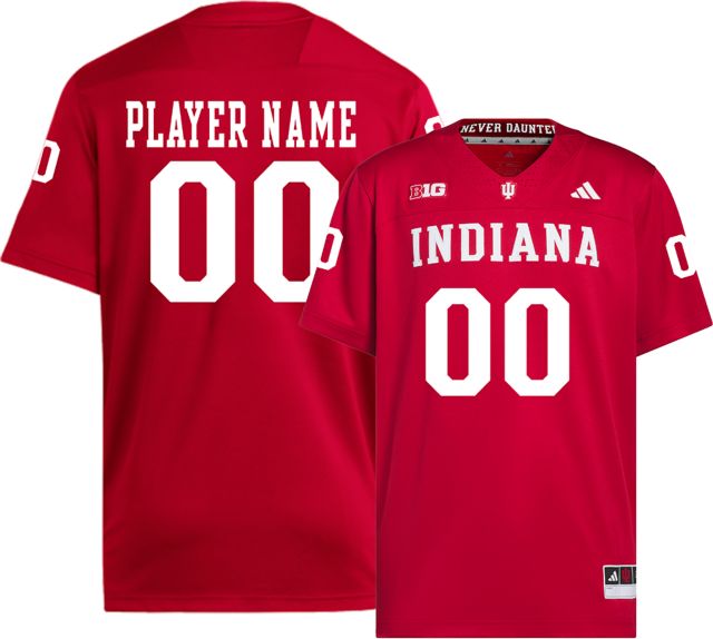 Indiana University Hoosiers Football adidas Player Name Replica Jersey