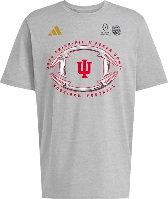 Indiana University Hoosiers Football College Football Playoffs 2026 Peach Bowl Short Sleeve T-Shirt