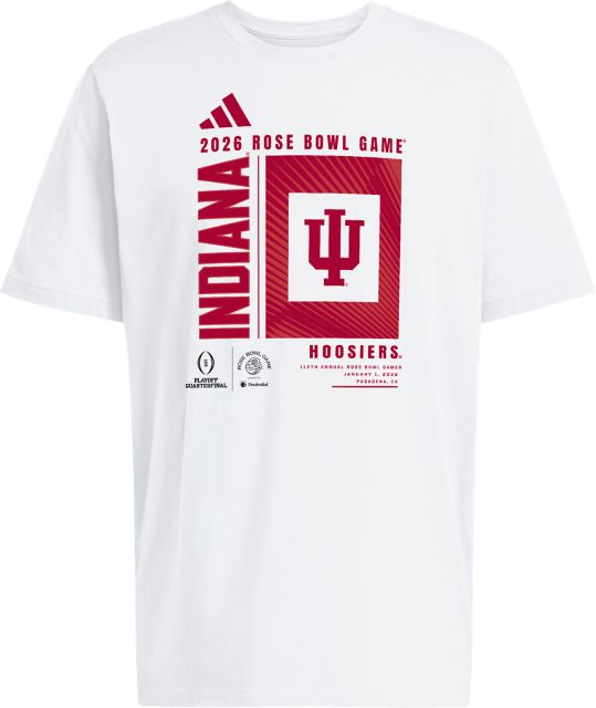 Indiana University Hoosiers Football 2025 College Football Playoffs Rose Bowl Short Sleeve T-Shirt