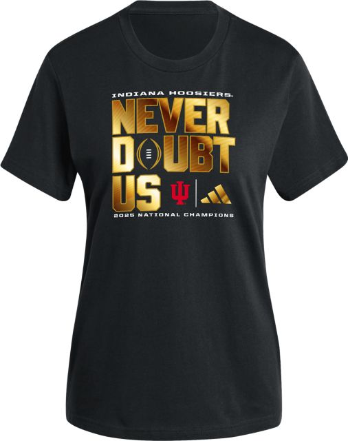Indiana University Hoosiers Football 2025 National Champions Women's Short Sleeve T-Shirt