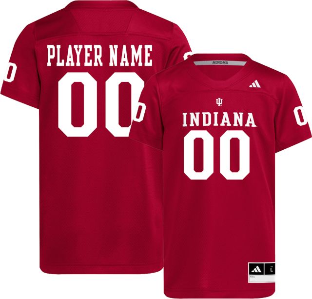 Indiana University Hoosiers Football adidas Player Name Replica Jersey