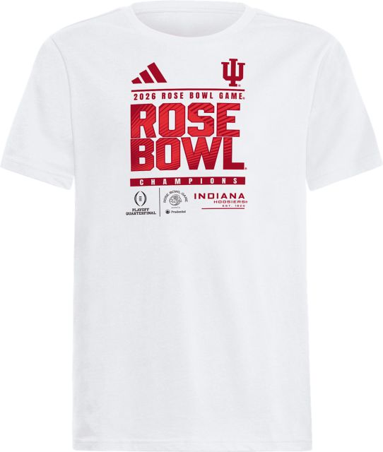 Indiana University Hoosiers Football 2026 Rose Bowl Champions Youth Short Sleeve T-Shirt