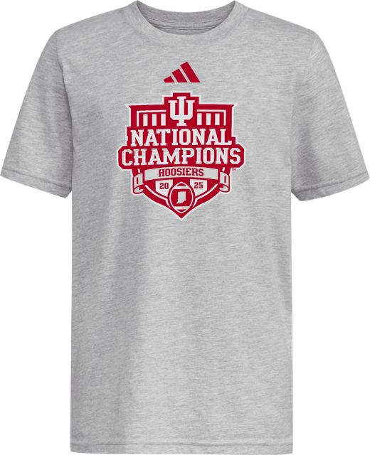 Indiana University Hoosiers Football 2025 National Champions Youth Short Sleeve T-Shirt