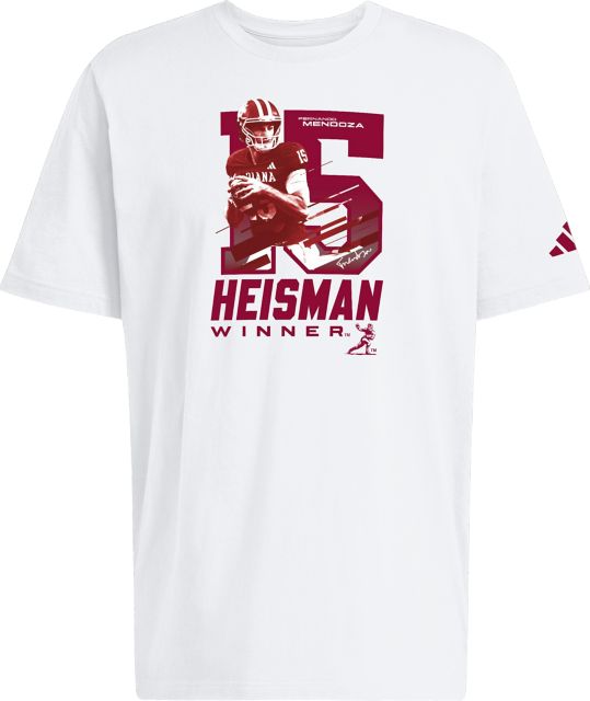 Indiana University Hoosiers Football Fernando Mendoza Heisman Winner Youth Short Sleeve T-Shirt