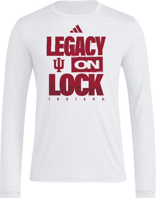 Indiana University Hoosiers Basketball Long Sleeve Bench T-Shirt