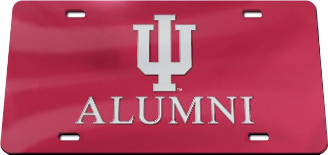 Indiana University Hoosiers Alumni License Plate