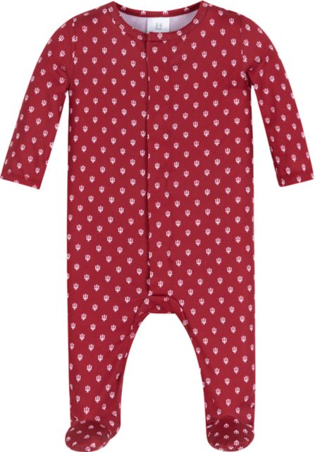Indiana University Hoosiers Infant Magnetic Footie Onesie