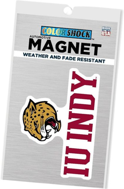 IU Indianapolis Jaguars 4x4 Magnet
