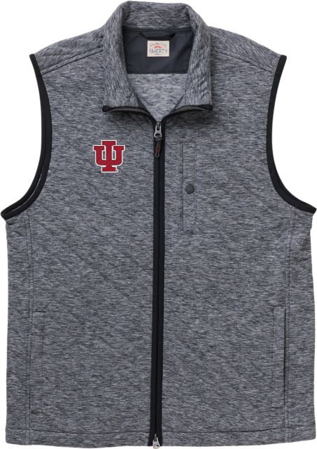 Indiana University Hoosiers Quilted Full Zip Vest