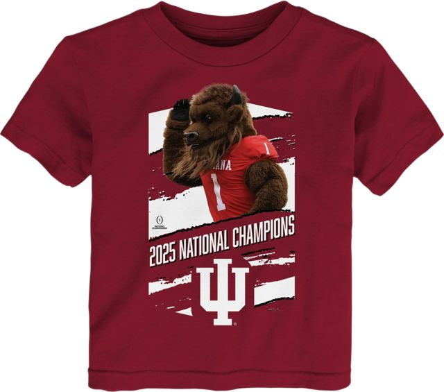 Indiana University Hoosiers Football 2025 National Champions Boys Short Sleeve T-Shirt
