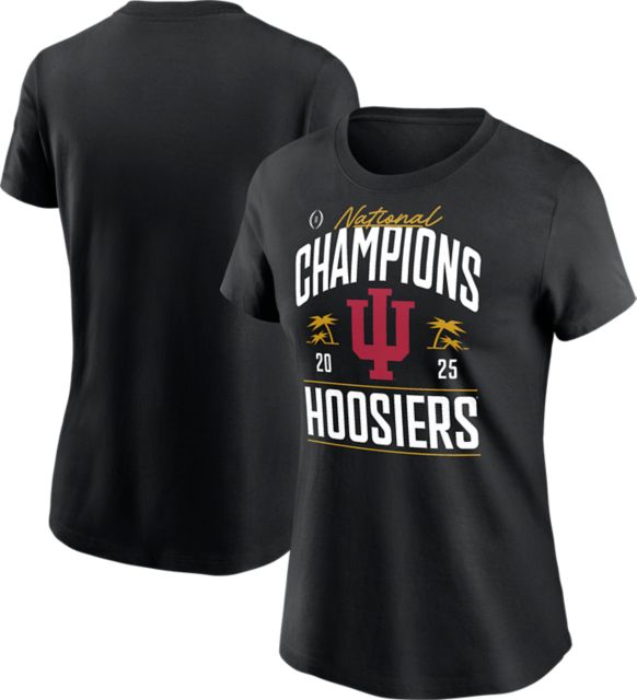 Indiana University Hoosiers Football 2025 National Champions Women's Locker Room Short Sleeve T-Shirt