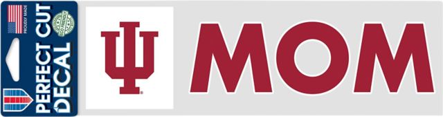 Indiana University Hoosiers 3'' x 10'' Mom Decal