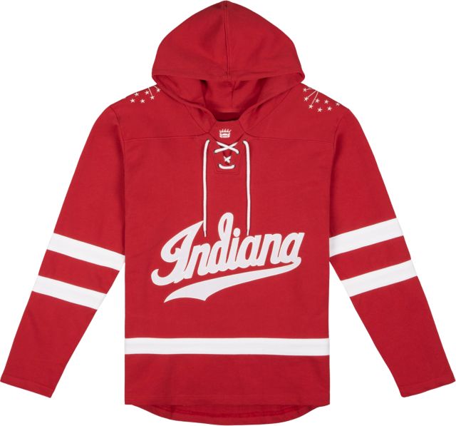 Indiana University Hoosiers Hockey Rinkside Hooded Sweatshirt