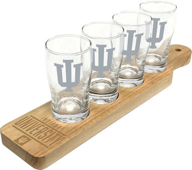Indiana University Hoosiers Flight Glass Set