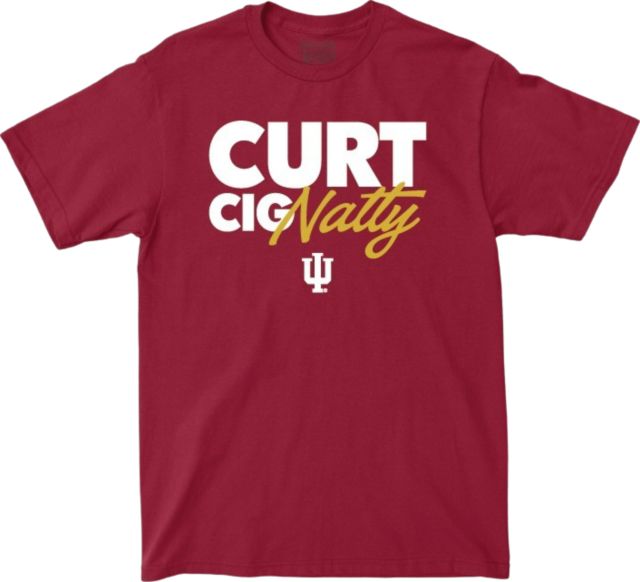 Indiana University Hoosiers Football Curt CigNatty Short Sleeve T-Shirt