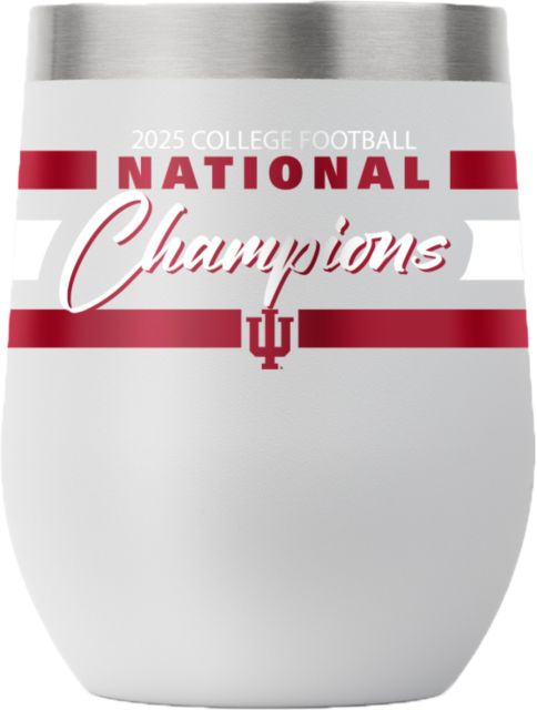 Indiana University Hoosiers Football 2025 National Champions 15 oz. Stemless Tumbler