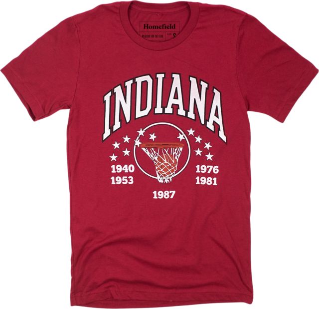 Indiana University Hoosiers Basketball Short Sleeve T-Shirt