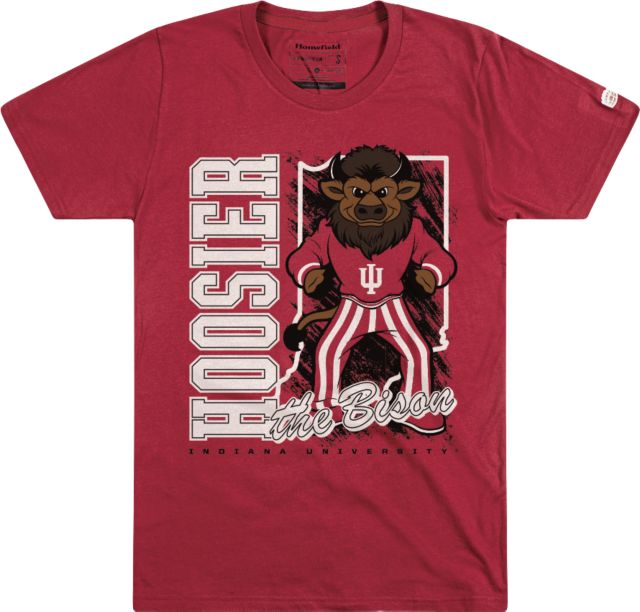 Indiana University Hoosiers Hoosier the Bison Short Sleeve T-Shirt