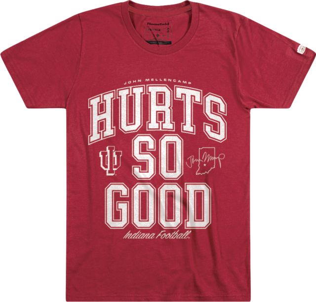 Indiana University Football Hurts So Good Short Sleeve T-Shirt