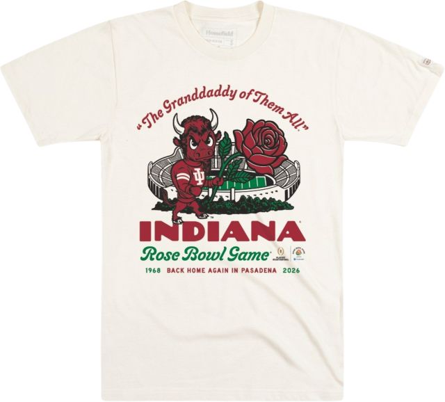 Indiana University Hoosiers Football 2025 Rose Bowl Short Sleeve T-Shirt