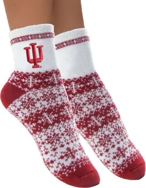 Indiana University Hoosiers Women's Holiday Socks