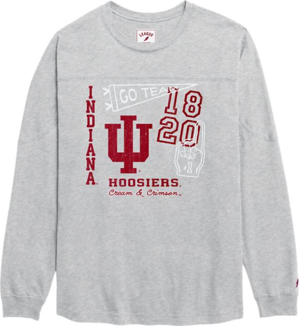 Indiana University Hoosiers Women's Throwback Long Sleeve T-Shirt