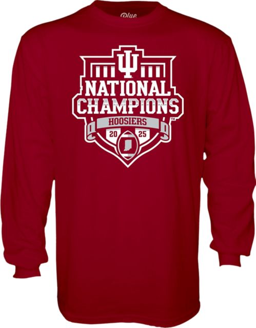 Indiana University Hoosiers Football 2025 National Champions Long Sleeve T-Shirt